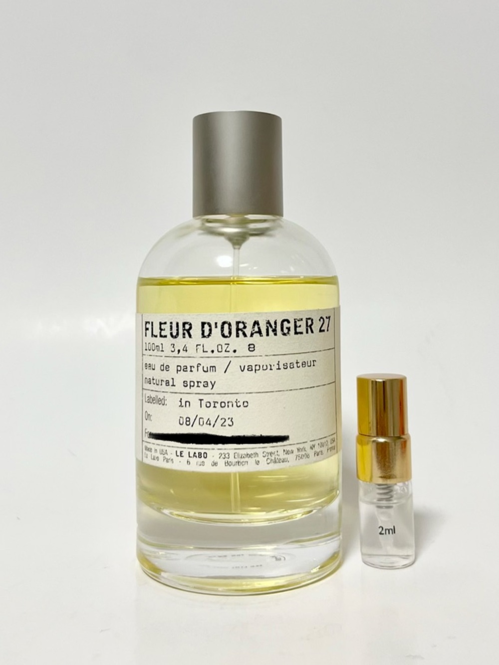 Le Labo Fleur d'Oranger 27 (2ml) decant